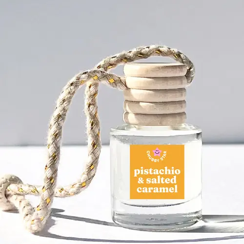 Pistachio Salted Caramel Scented Car Freshener - Car Air Freshener - Long Lasting Aroma, Interior Accessories For Car, Car Scent Bomb