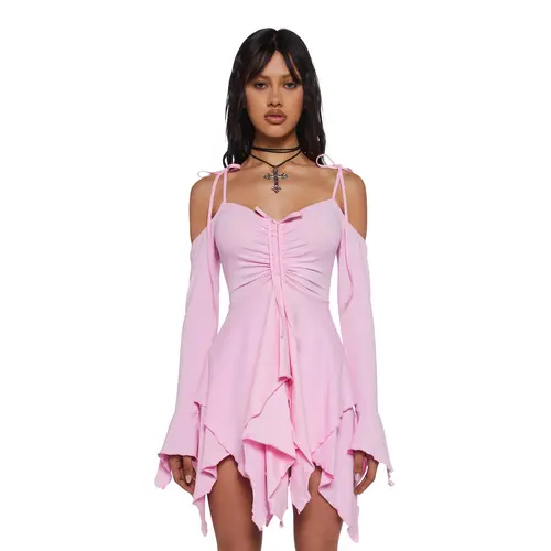 F is For Fairies Handkerchief Dress - Pink