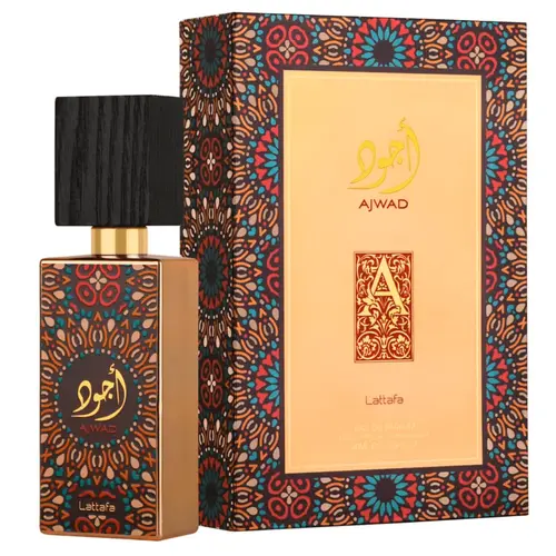 Lattafa Ajwad EDP Unisex - 60ML Fragrance Perfume, Fragrance Sandalwood, Aromatic Floral