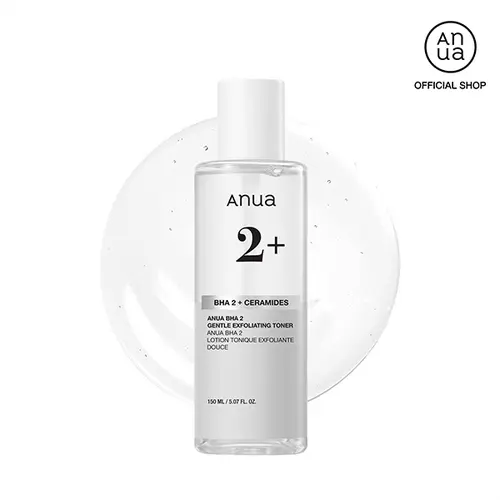 [Anua] BHA 2% Gentle Exfoliating Toner 5.07 fl.oz. (150ml) ｜Chemical exfoliant, Hyaluronic Acid, Fragrance Free, korean skin care