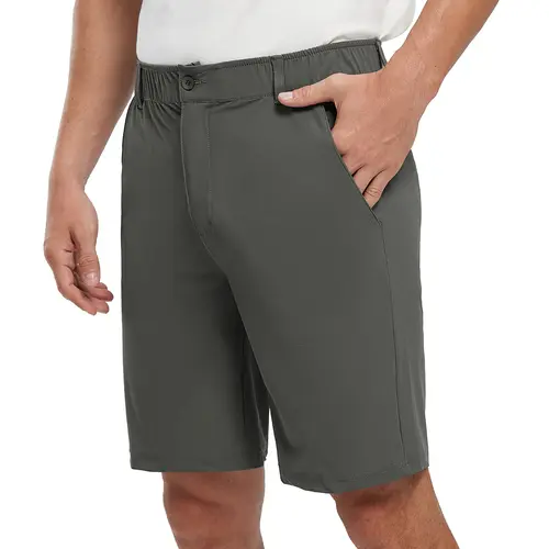 【CLEARANCE】GOPUNE Men's Shorts 4-Way Stretch Quick-Dry 9" Work Casual Golf Shorts with 5 Pockets Golf  Lightweight  Pants #US OPEN TENNIS #dealsforyoudays #NovaTopFinds