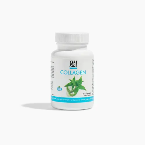 Yes You Can! Collagen Capsules - Promote Healthy Hair, Skin, Nails with 290mg Bovine Collagen, Vitamin A, D3, Zinc, Copper - 120 Capsules