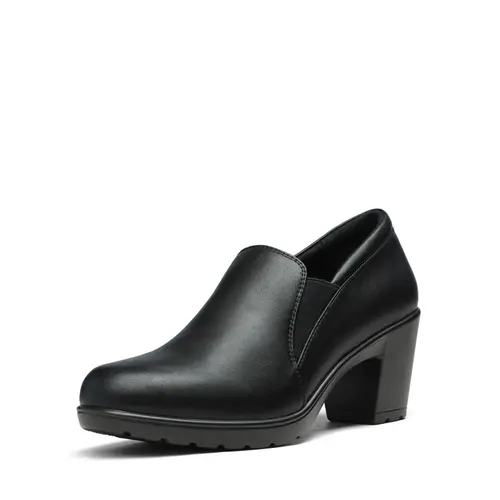 DREAM PAIRS Women's Dress Shoes Block Heel Loafers Pumps | Slip-on loafer with soft latex padded insole and lightweight sole for comfortable walking, long workday and professional wear,back to school,back to school haul