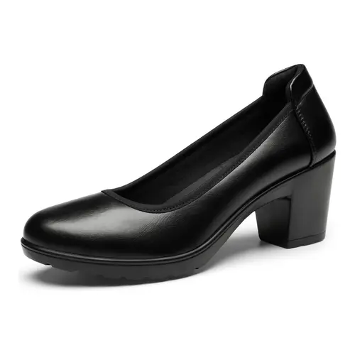 Dream Pairs Women's Edena Chunky Low Block Heel Cuban Pumps with Comfortable Insole, Foam Lining and TPR Outsole,summerwins,summeroutfits,vacationoutfits,beachoutfits