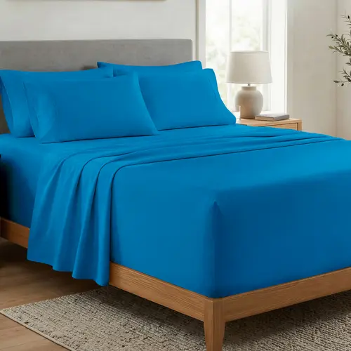CGK | DeepFit Sheet Set w/ Extra Pillowcases – Extra Deep Pocket Sheet Set, Easily Fits 18-24 Inch Mattresses - Ultra Soft Wrinkle & Fade Resistant Fabric