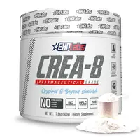 CREA-8 Creatine Monohydrate Powder | 100% Pure Micronized Creatine | 500g & 250g Options | Unflavored | Strength & Recovery Support