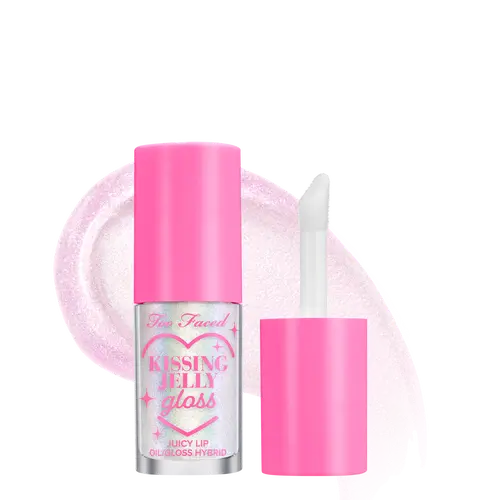 Too Faced Kissing Jelly Hydrating Lip Oil Gloss - Ultra-Nourishing, Moisturizing, Glossy