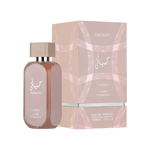 Lattafa | Hayaati | Florence | Women's Fragrance | 100 ML - 3.4 OZ | Eau De Parfum | Citruses - Pink Grapefruit & Musk