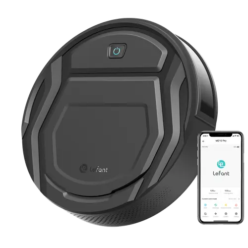 Lefant M210 Pro Robot Vacuum Cleaner - 2200Pa Suction, 120 Mins Runtime, 2.4GHz Wi-Fi/App + Voice/Remote Control, Full-Body Detect, Auto Recharge, Ideal for Hard Floors & Low-Pile Carpet, Pet Hair, Home Decor, Household Items, Household Appliances