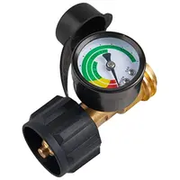 Universal Propane Tank Gauge for 5-20 Pound LP Tanks | Gas Level Indicator for Grill, Heater, RV Camper, QCC1/Type 1 Connection Tool Pressure Home Heavy Duty Portable