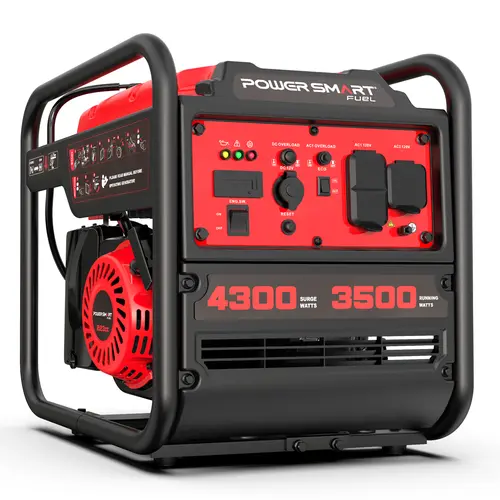 PowerSmart 4300-4500 Watt Portable Inverter Generator,Summervibes,Gas Powered,CO-Sensor,Hurricane season,Lightweight and Emergency Backup, Camping,EPA Compliant(DB5041/DB5041C/DL5040/DL5040C)Heavy Duty Motor