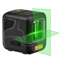 Fanttik D2 Pocket Green Laser Level Work Tools, 100 ft Self-Leveling Cross Line Laser, Type-C Rechargeable, 360-Degree Rotatable, Pulse Mode, Magnetic Bracket, Carrying Pouch, for Picture Hanging, SummerWins, Father's Day Gift