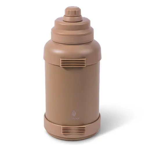 Reusable Titan Vacuum-Insulated Water Bottle with Flip-Back Carry Grip Handle, 2.3L (78 oz) BPA-and-Lead-Free Condensation-Free Outdoor Drinkware
