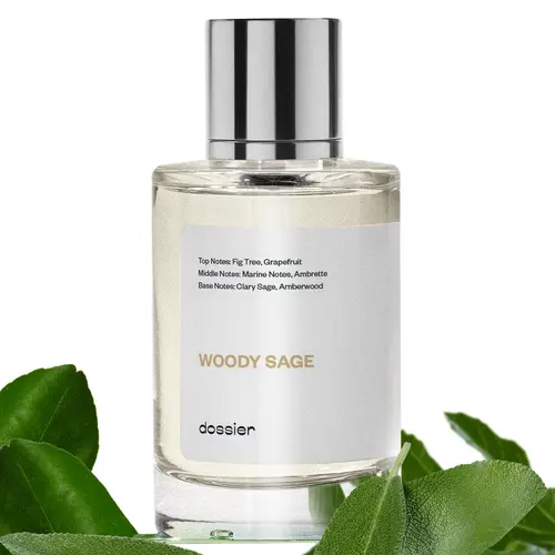 Woody Sage, Dossier, Unisex Perfume, 50ml, Eau du Parfum, Fig Tree, Grapefruit, Ambrette, Sage, Amberwood