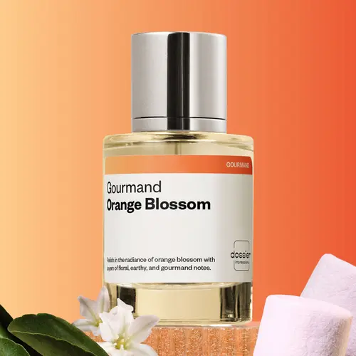 Gourmand Orange Blossom, Dossier, Women Perfume, Eau de Parfum, 50ml, Orange Blossom, Hazelnut, Jasmine, Patchouli, Vanilla