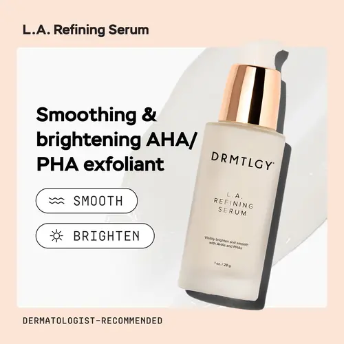 DRMTLGY L.A. Refining Serum 1 oz with Lactic Acid and Mandelic Acid