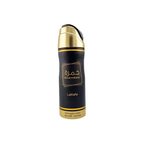 Lattafa | Khamrah | Unisex Fragrance | 200 ML | Perfumed Body Spray | Bergamot - Cinnamon & Nutmeg