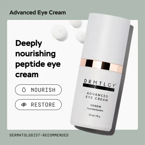 DRMTLGY Advanced Eye Cream 0.53oz with Peptides and Ceramides