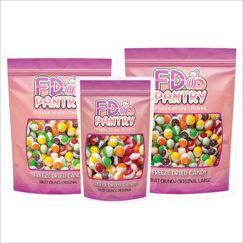 Freeze Dried Fruit Crunch Candy Crunchy Treat  Snack Sweet Candies Gift Original Wildberry Sour Tropical bonbon strawberry lemon