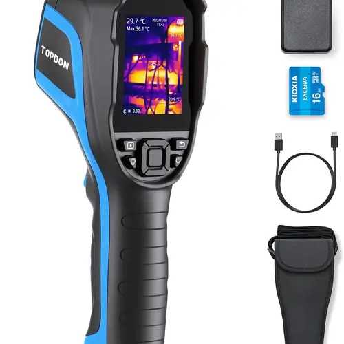 TOPDON TC004 Thermal Imaging Camera, 256 x 192 IR High Resolution Handheld Infrared Camera