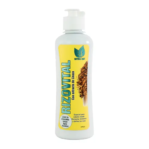 Natural Sant Curly Leave-in RizoVital - Leave-in for Curly hair - Anti Frizz Haircare With Coconut Oil curly products Aloe Blend Conditioner Shampoo