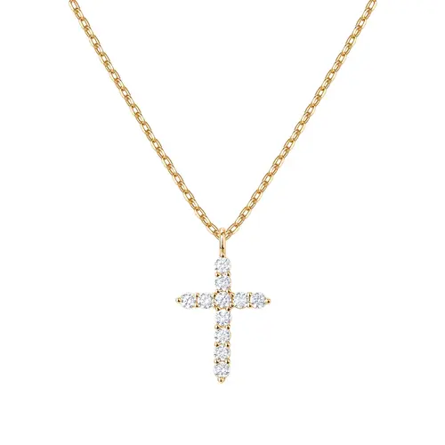 EAMTI Easter Cross Necklace for Women Men