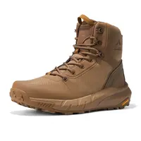 NORTIV 8 [Metrostrike] Men's Military Tactical Boot Lightweight Breathable Boots for Work All Day Side Zipper Motorcycle Combat Hiking Boots 8 Inches Trekking Shoes Rubber Outsole Durability Worker,father'sdaygifts