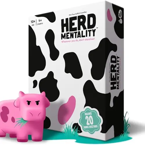 Herd Mentality - The Udderly Addictive Party Game | Perfect for Family Game Night Family Fun Game Board Games For Family Night Party Table Game Fun Tabletop Game