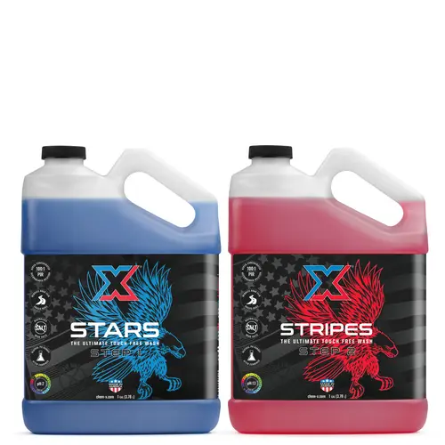Chem-X Stars + Stripes Touchless Car Washer Cleaner, Touchless Auto Foaming System, Car Detailing Products for Vehicle Cleaning
