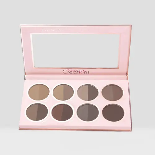 Beauty Creations Eyebrow Definer Powder Book, Cosmetic Makeup Product with Light/Dark Duo, Powder Form for Easy Shade Application on Brow Ends