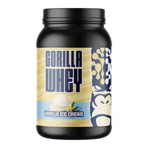 Gorilla Mode Premium Whey Protein Powder - Whey Isolate & Concentrate Blend, High Protein Fitness Supplement for Workout, Sports Performance & Muscle Recovery (30 Servings), Muscle Recovery Supplement