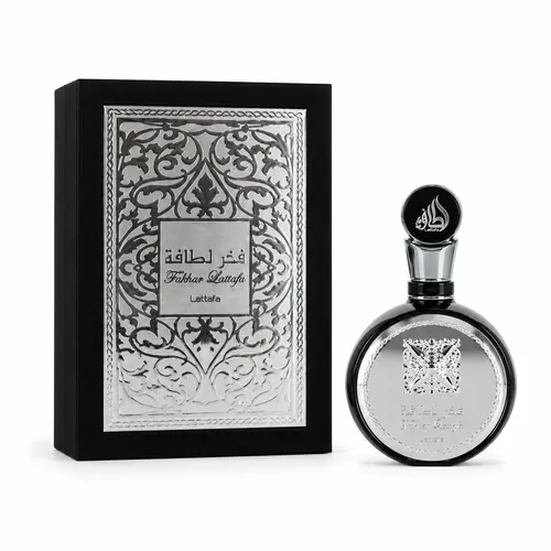Lattafa Fakhar EDP Spray 3.4 oz For Men Fragrance Perfume Scent Bergamot Cosmetic Scented Aroma Cologne Pack Pack long last