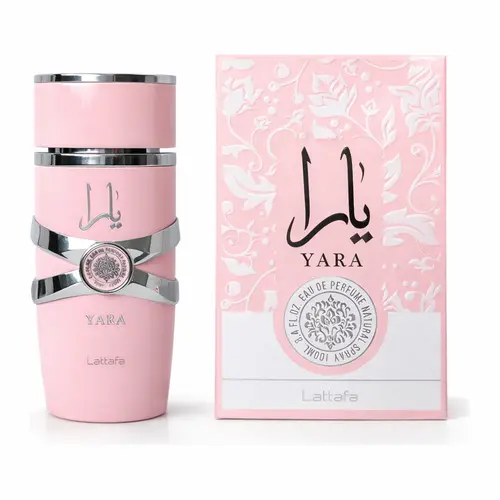 Lattafa Yara Eau de Parfum for Women - 3.4 fl oz Long Lasting Gourmand Fragrance with Orchid, Tropical Fruits, Woody Sandalwood, Vanilla, Citrus Bright Start, Floral Oriental Scent, Ideal Women's Gift, Beauty Product, Eau de Parfum for Richer Depth