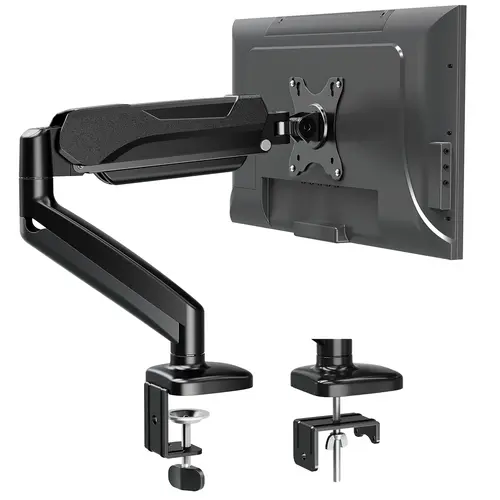 Gas Spring Adjustable Single Monitor Desk Mount for 13"-32" Screens | Upgrade Your Desk