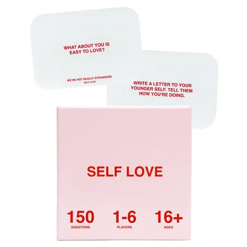We're Not Really Strangers Self Love Game - 150 Questions, Wildcards & Reminders
