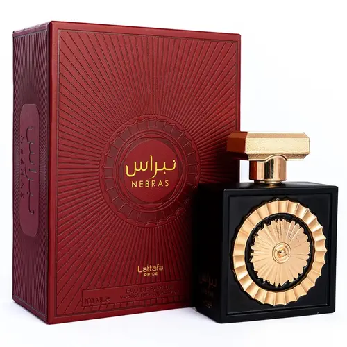 Lattafa Pride Nebras Eau de Parfum - 100mL (3.4 oz) Regular Edition Unisex High-Quality EDP Fragrance, Alcohol-Containing Amber Vanilla Scent with Powder & Fruity, Sweet Spicy Notes, 60-Month Shelf Life, Adult Use Single Item