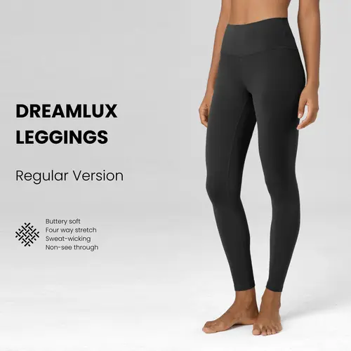 Colorfulkoala Women's Dreamlux High-Waisted Workout Leggings w/ Hidden Pocket Buttery Soft Stretchy Yoga Pants 25"/28" Inseam Butt Lift Skinny Fit Moisture-Wicking Breathable Sports Bottoms,back to school shopping