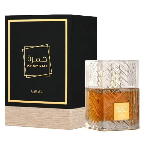 Lattafa Perfumes Khamrah for Unisex Eau de Parfum Spray, 3.4 FL.OZ Fragrance Scent Blend Vanilla Scented Gift Luxury Aroma Cosmetic lattafa khamrah Unisex Khamrah Eau de Parfum Unisex Khamrah Eau de Parfum Spray