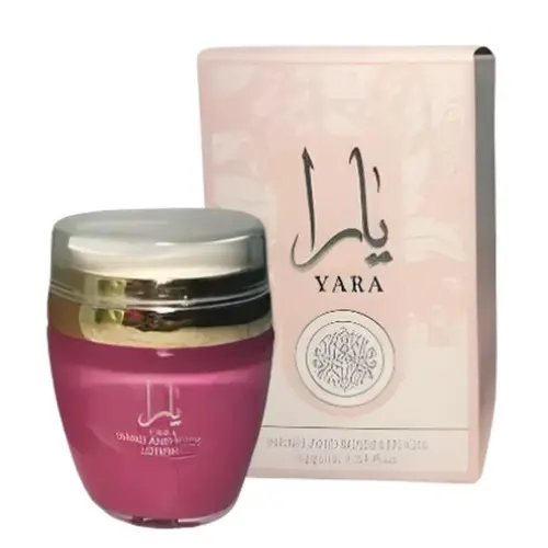 Lattafa YARA Women's Fragrance-Scented Antibacterial Menthol Moisturizer, Daily Hand & Body Lotion, Mini Toiletries for Purse, 1.53oz Beauty & Personal Care Product