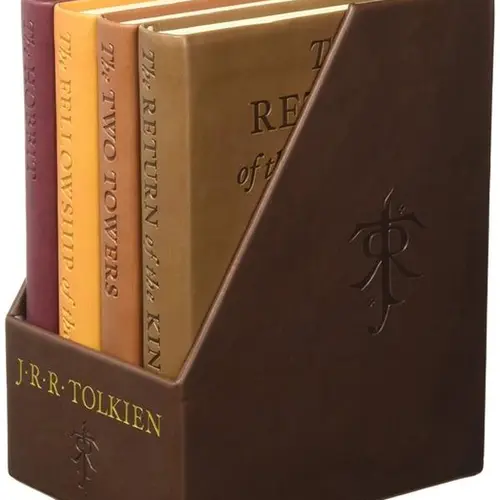 The Hobbit And The Lord Of The Rings: Deluxe Pocket Boxed Set - Leather Bound Gold Foil Stamped Special Edition Hardback Omnibus Edition Bundle