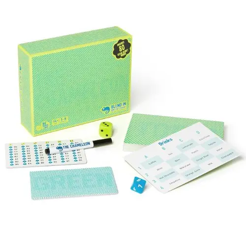The Chameleon, A Spot-The-Imposter Board Game for Families & Friends