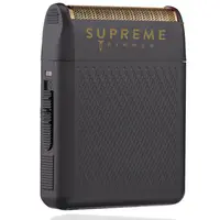 Supreme Trimmer Solo Hair Stubble Finishing STF101 Mini Travel Men Razor with Powerful Motor Long Foil Travel Lock & Cleaning Brush for Barbers Home Use