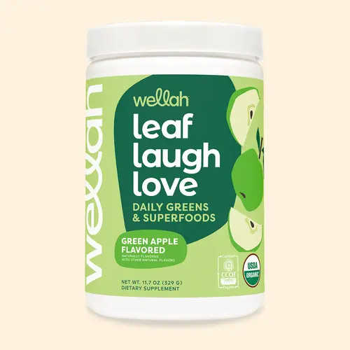 Supergreens Leaf, Laugh, Love - Health & Fitness Product for Vitamins and Edible Bathrooms