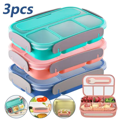 【DealsForYou】1L Lunch Box,Lunch Box Containers, Mom’s Choice, Microwave and Dishwasher Safe Lunch Box, Best Gift Tableware