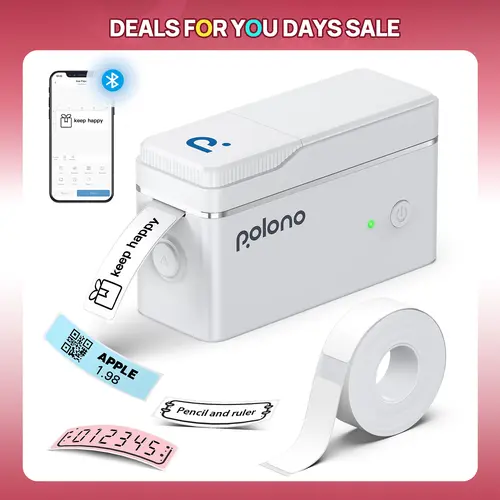 Back to School Label Printer, P31S Bluetooth Thermal Sticker Maker with Tape, Wireless Mini Labeler for Students Teachers & Classroom Organization, Portable Inkless Printer for Study Notes, Barcodes & Memos sohochic,back to school,back to school haul