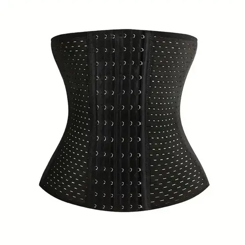 Solid Color Minimalist Women's Waist Trainer Fit, Tummy Control Body Shaper Wrap, Gusset Belly Wrap, Postpartum Body Shaper, Maternity Supplies, High Waisted Shapewear, Compression Waist Shapewear, Polyester, Spandex, Body Waist Cincher
