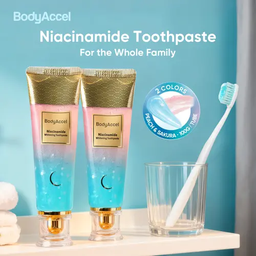 【BodyAccel】【Triple Whitening】Niacinamide Whitening Toothpaste-Max