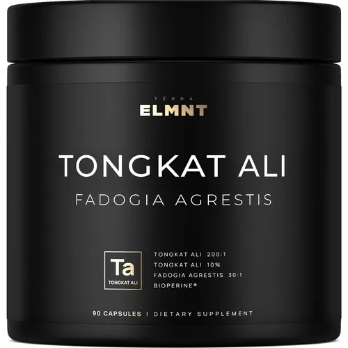 TERRA ELMNT Tongkat Ali Supplement | Supports Strength, Energy & Performance | High Potency Extract with Fadogia Agrestis