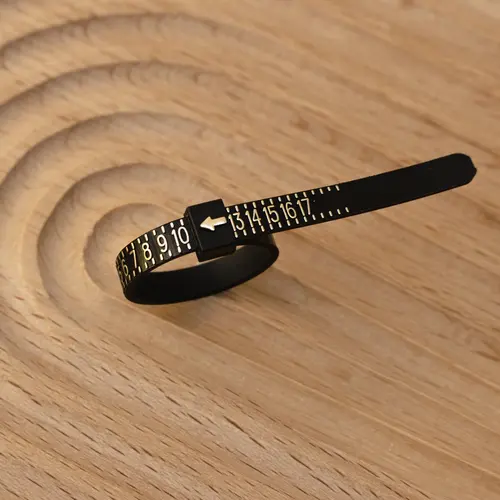 Ring Sizer by Caitlyn Minimalist - Adjustable, Reusable US Ring Sizer in Full & Half Sizes