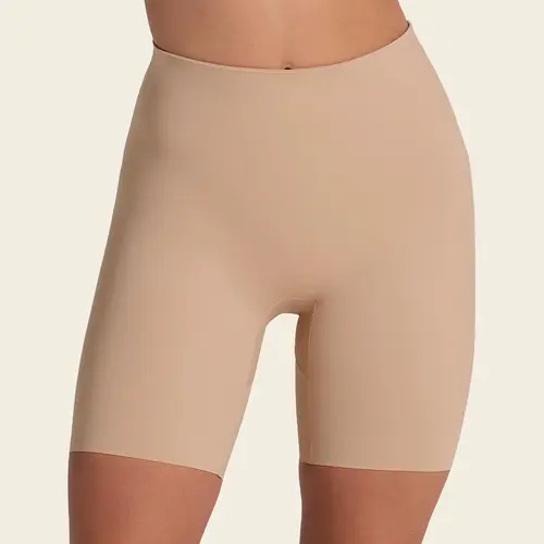 Leonisa Airlift Midrise Anti Chafing Butt Lifter Shaper Shorts Shapwear for Women Womenswear Compression Cotton
